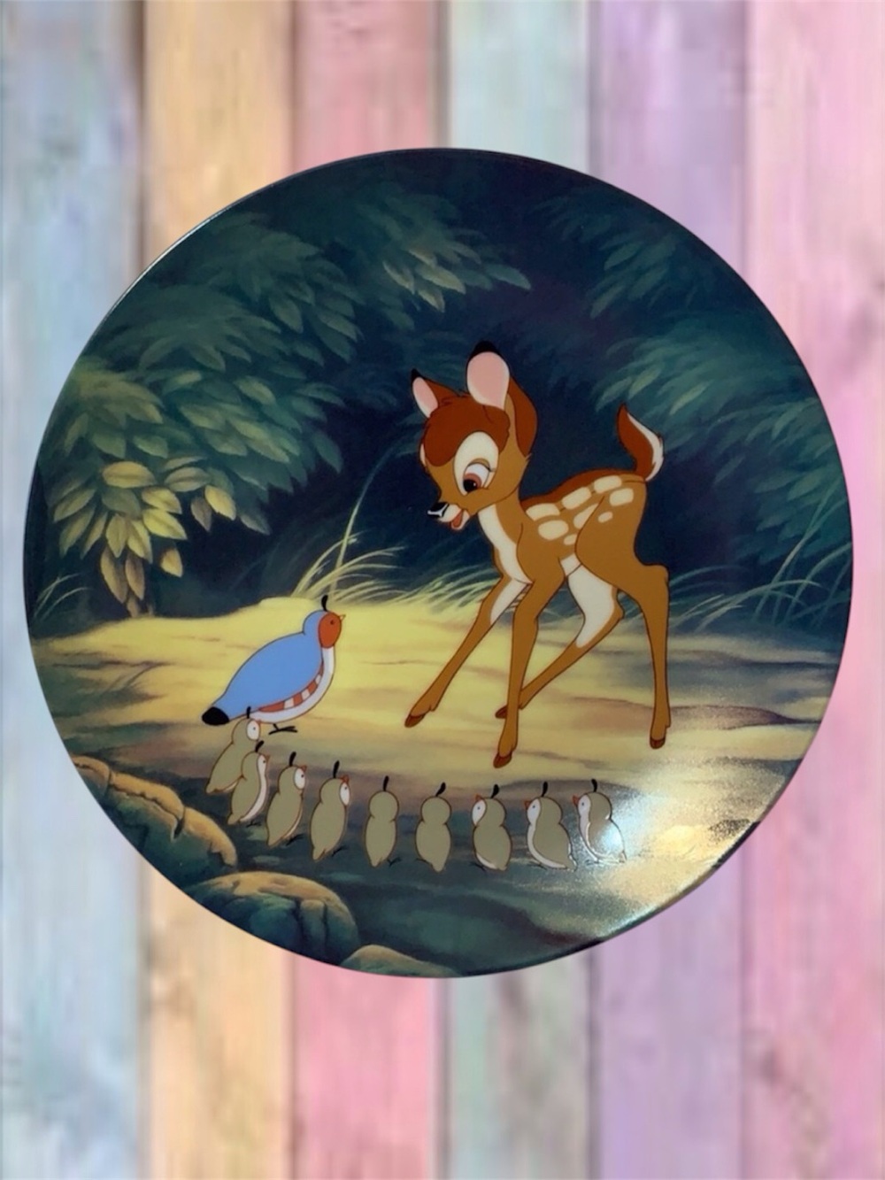 PLATE #4 Knowles Disney’s Bambi’s Morning Greetings Collectible Plate